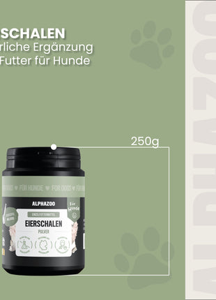 Eierschalenpulver für Hunde