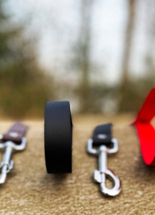 Hundeleine UM'S ECK (1,50 m) aus BioThane®/POP - Band