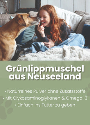Grünlippmuschel-Pulver für Hunde