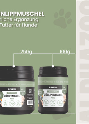 Grünlippmuschel-Pulver für Hunde