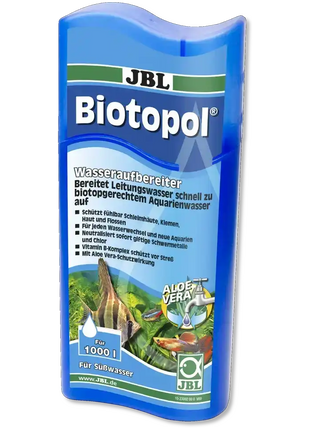 JBL Biotopol 250 Ml Wasseraufbereiter Für 1000 L Süßwasser Aquarien Und Wasserschildkröten