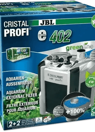 JBL CristalProfi e402 GreenLine Außenfilter Für Aquarium Frischwasser Pflanzentauglich Hochwertiger Filter