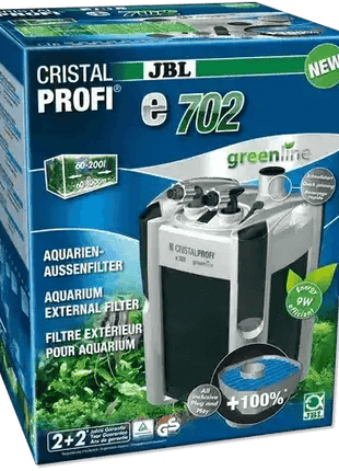 JBL Cristalprofi E702 Greenline Außenfilter Für Aquarium Hochwertige Wasserfiltration Für Fische Und Pflanzen