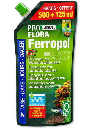 JBL PROFLORA Ferropol Nachfüllpack 625ml Grundversorgung für Wasserpflanzen