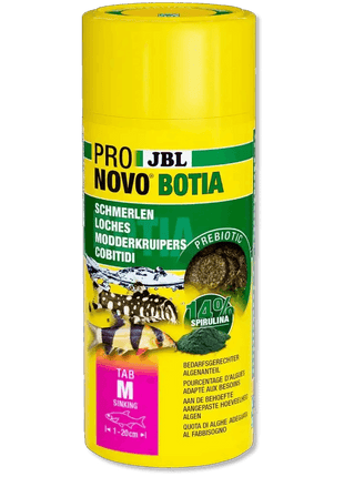 JBL ProNovo Botia Tab M Futtertabletten für Schmerlen, 250 ml