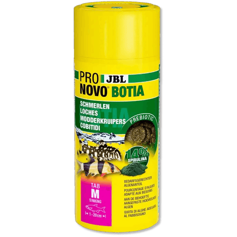 JBL ProNovo Botia Tab M Futtertabletten für Schmerlen, 250 ml