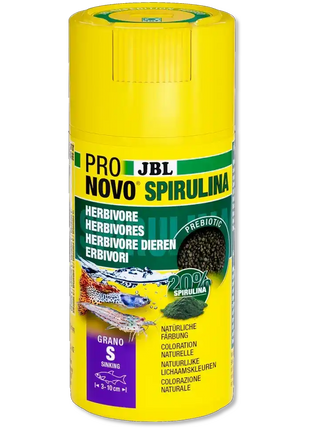 JBL PRONOVO SPIRULINA GRANO S 100ml Spirulinaalgen-Futtergranulat