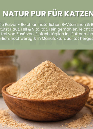 Bierhefe Pulver für Katzen