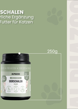 Eierschalenpulver für Katzen