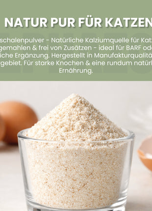 Eierschalenpulver für Katzen