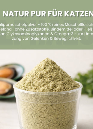 Grünlippmuschel-Pulver für Katzen