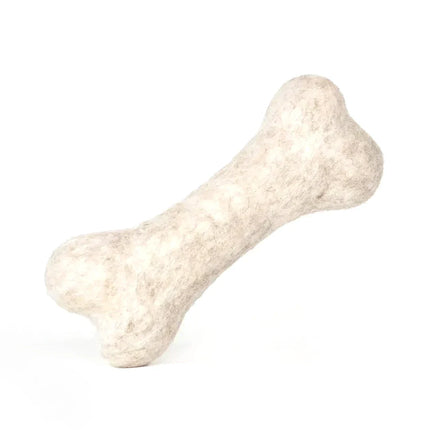 BUDDY. Hundespielzeug aus Wollfilz "Knochen"