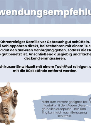 Lauscher-Auf Ohrenreiniger für Katzen