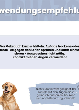 Sensibelchen Fellspray für Hunde