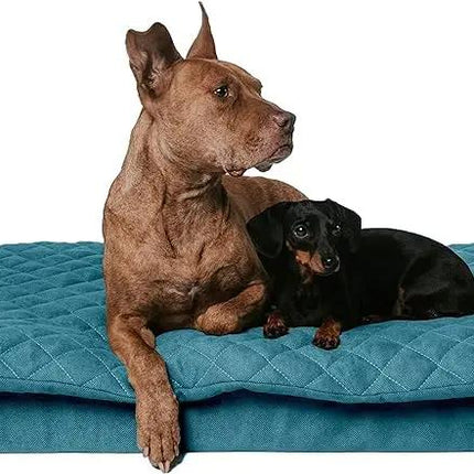 Lous 2 in 1 Hundebett mit abnehmbarem Topper für zu Hause und unterwegs.