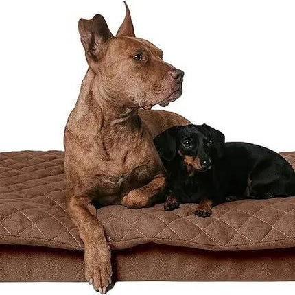 Lous 2 in 1 Hundebett mit abnehmbarem Topper für zu Hause und unterwegs.