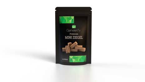 Premium Mini Ziegel "Chocolate"