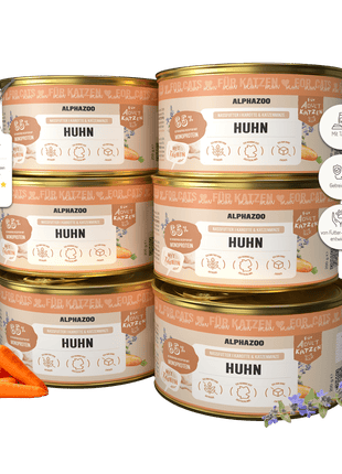 Monoprotein Huhn Nassfutter für Katze