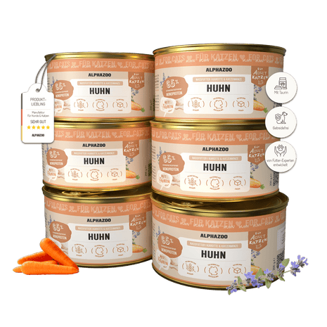 Monoprotein Huhn Nassfutter für Katze