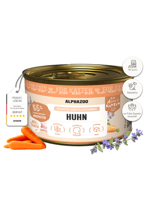 Monoprotein Huhn Nassfutter für Katze