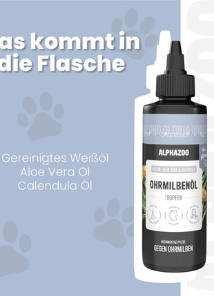Ohrmilbenöl für Hunde