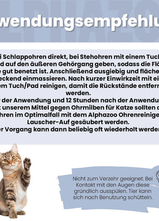Ohrmilbenöl für Katzen