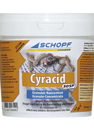 Schopf Cyracid® 50 SP  gegen Fliegenlarven 500 g