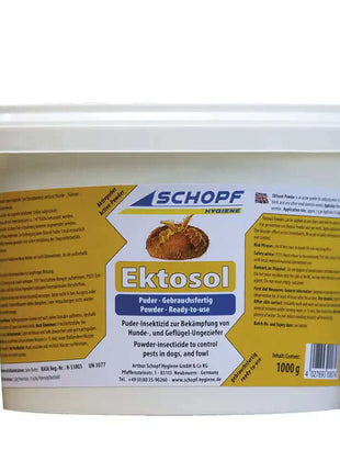 Schopf Ektosol® Puder  gegen Geflügel- und Hundeungeziefer 1000 g