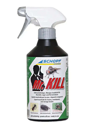 Schopf Mr. Kill gegen  Gebrauchsfertiges Insektenspray
