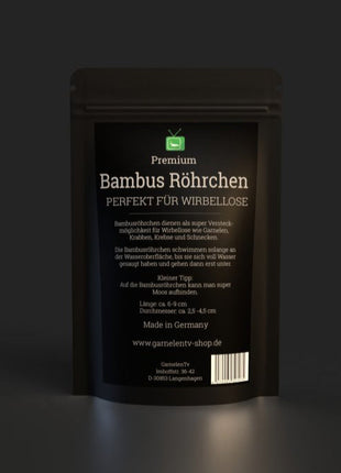 Premium Bambusröhrchen für Garnelen, Schnecken, Krebse uvm.