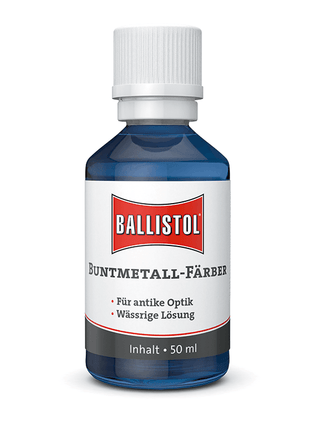 Ballistol  Buntmetall-Färber Erzeugen eines "antiken" Looks 50 ml