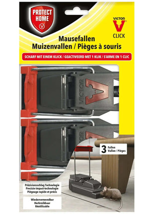 Protect Home Mausefallen Click 3 Stück