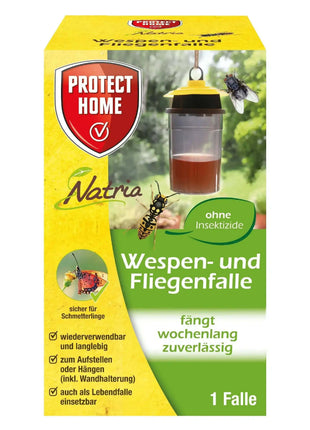 Protect Home Natria Wespen- und Fliegenfalle 3 Stück ohne Insektizide