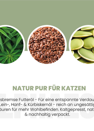 Pupsbremse Futteröl für Katzen