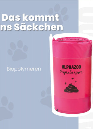 Pupssäckchen Kotbeutel Pink