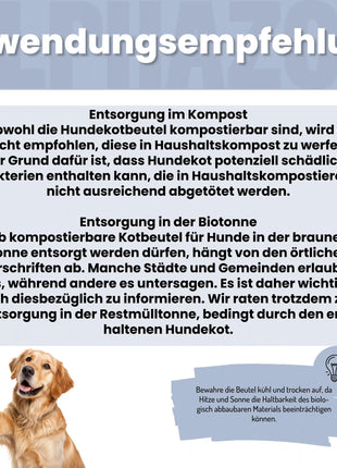 Pupssäckchen Kotbeutel