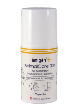 rémigén+ AnimalCare 30+ – SOS Hautpflege-Suspension für stark beanspruchte Tierhaut | 30 ml