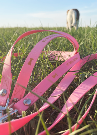 Corner dog leash (1.50 m) made of BioThane®/POP tape