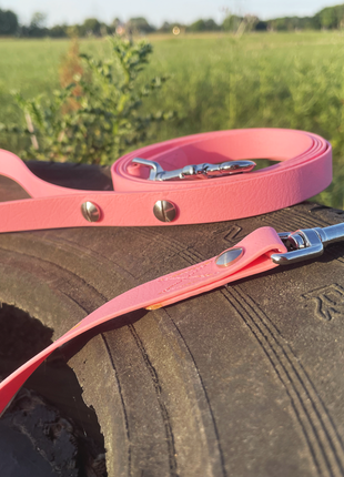 Hundeleine UM'S ECK (1,50 m) aus BioThane®/POP - Band