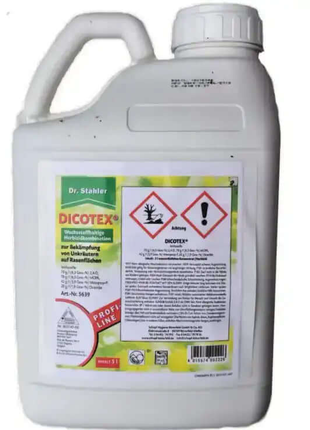 Dr Stähler Dicotex 5 Liter  Rasen Unkraut-Frei Herbizid Rasenflächen