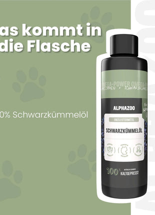 Schwarzkümmelöl für Hunde