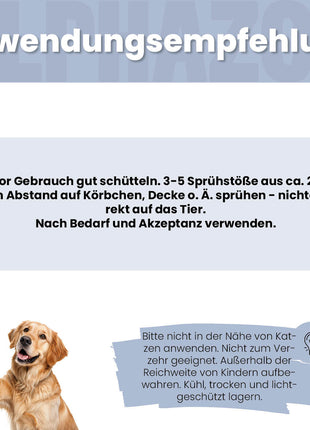 Seelenruhe Körbchenspray für Hunde