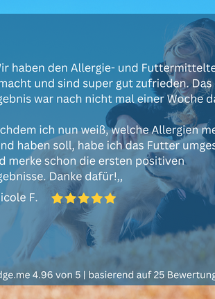 Inhalationsallergene-Test Hund