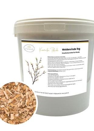 Weidenrinde Pferd geschnitten 1kg