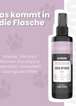 ZeckAttack Zeckenspray für Hunde
