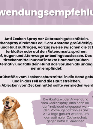 ZeckAttack Zeckenspray für Hunde