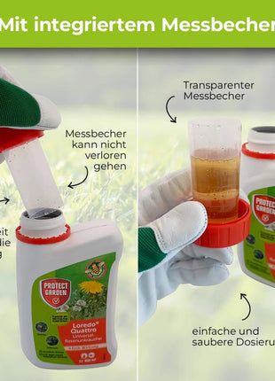 Loredo Quattro Universal-Rasenunkrautfrei 100 ml für 100 m²
