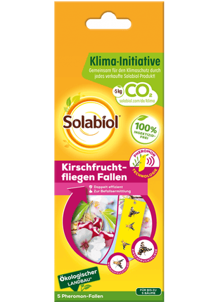 Solabiol Kirschfruchtfliegen Fallen 5 Stück