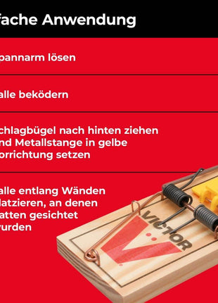 Rattenfalle Classic 1 Stück  bewährte Rattenfalle aus Holz