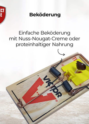 Rattenfalle Classic 1 Stück  bewährte Rattenfalle aus Holz